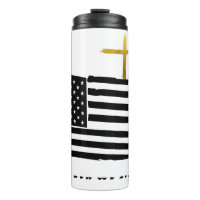 *~* Christian Patriotic Cross AP16 Distressed Flag