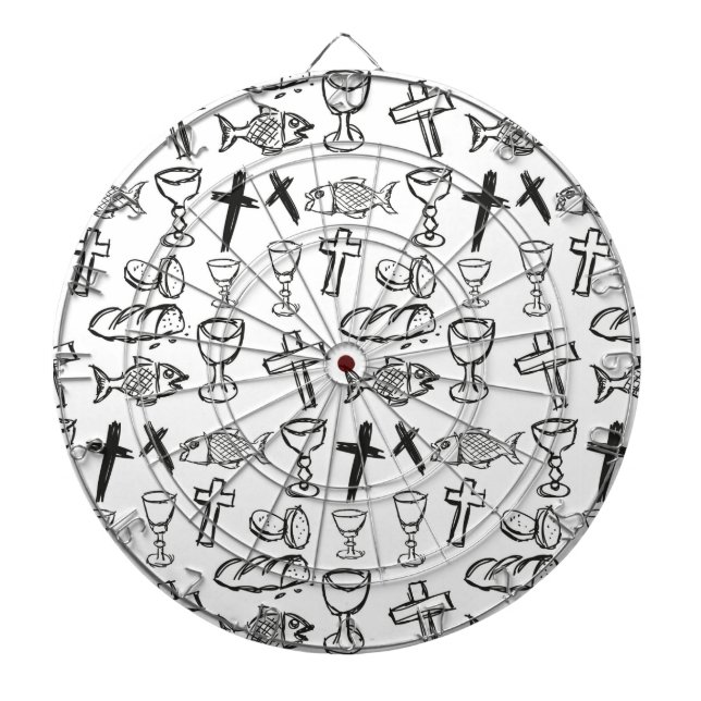 Christian Pattern Dartboard (Front)