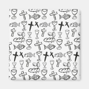 Christian Pattern Magnet