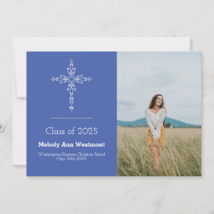 Christian Photo Graduation Announcement Religious