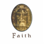 Christian Photo Sculpture Key Ring<br><div class="desc">Shroud of Turin art</div>