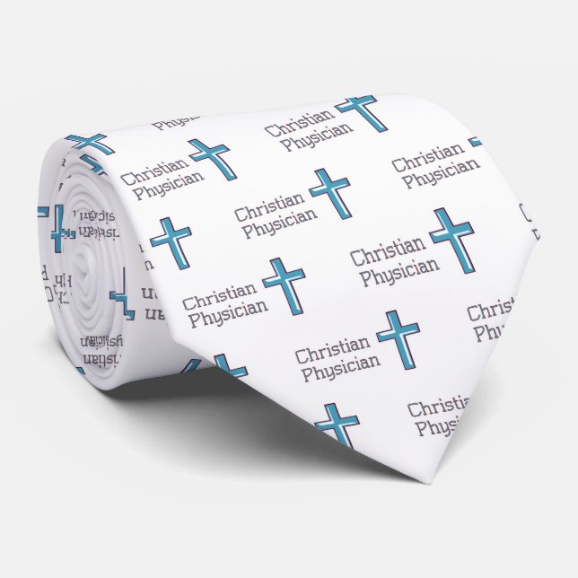 Christian Physician Tie (Rolled)
