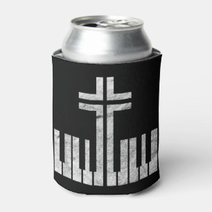 Christian Piano Cross Keyboard Pianist God Jesus M Can Cooler