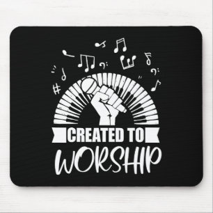 Christian Piano Player Created To Worship Gift For Mouse Mat