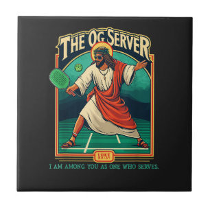 Christian Pickleball Jesus Tile