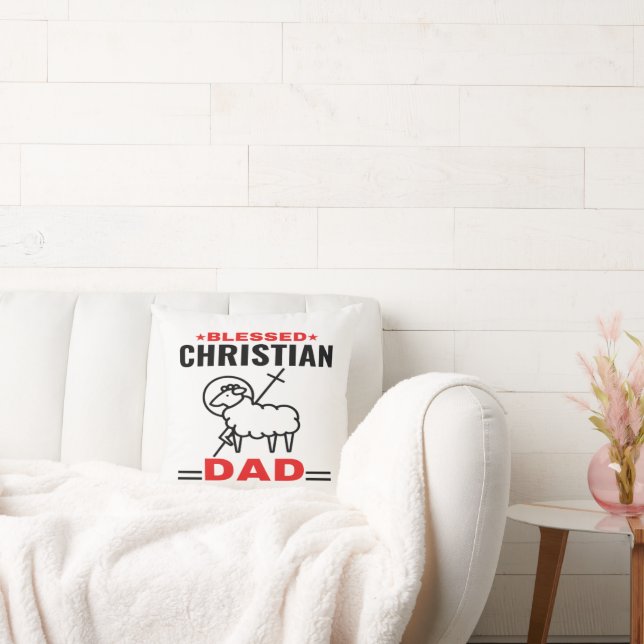 Christian Pillow Gift For Dad (Couch)