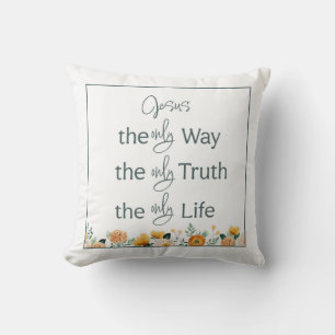 Christian Pillow The Way, the Truth, & the Life