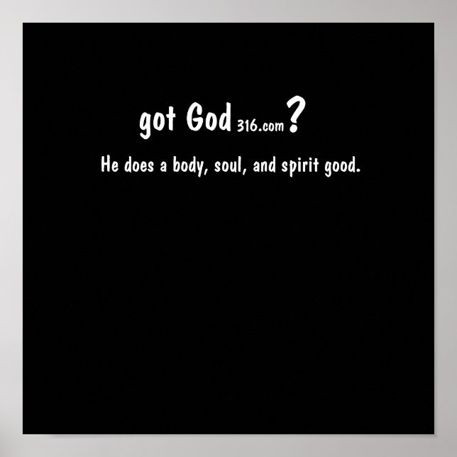 Christian Poster (Front)
