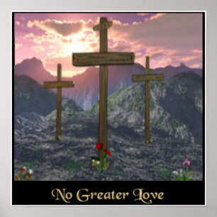 christian poster Calvary cross