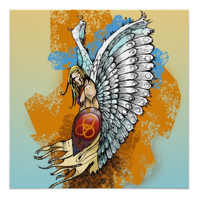 Christian Poster: Warrior Angel Poster (Front)