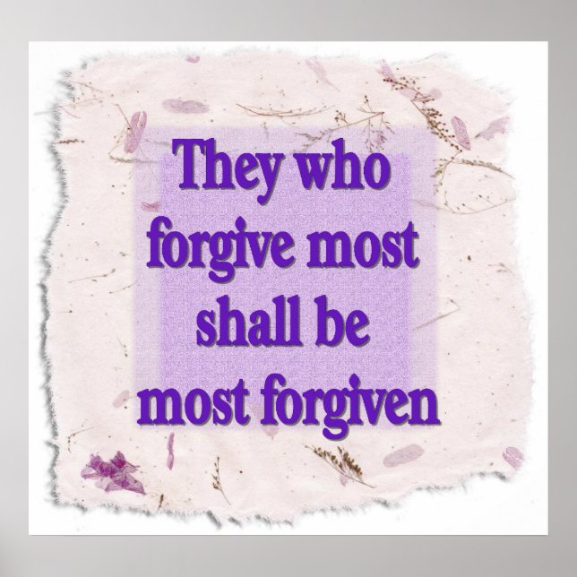 Christian Poster with Christian Saying (Front)