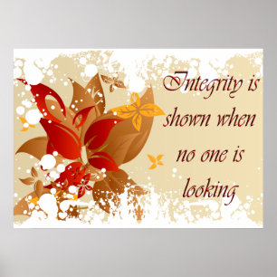 Christian Poster with Inspirational Saying