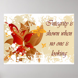 Christian Poster with Inspirational Saying