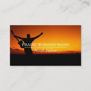 Christian Praise Worship Band Card