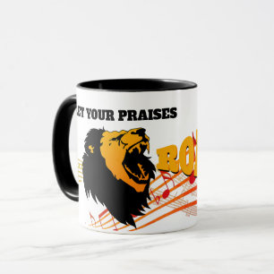 Christian PRAISES ROAR Lion Mug