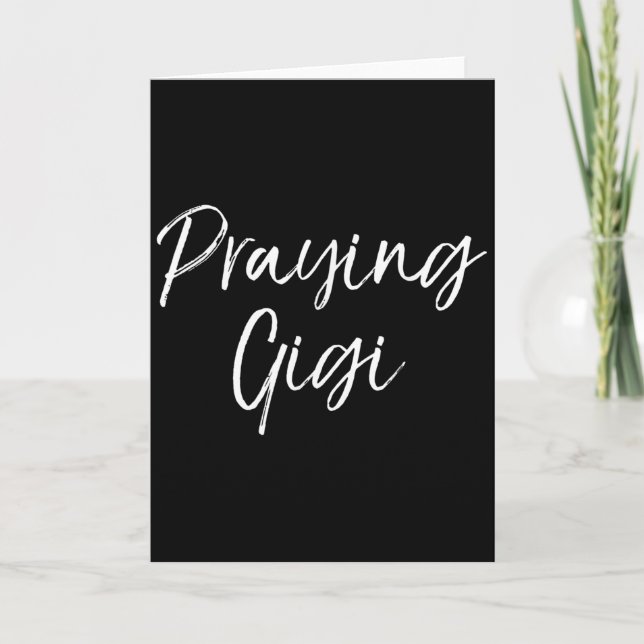 Christian Prayer Mother's Day Gift For Grandma Pra Card (Front)