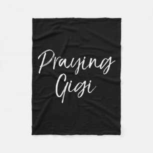 Christian Prayer Mother's Day Gift For Grandma Pra Fleece Blanket