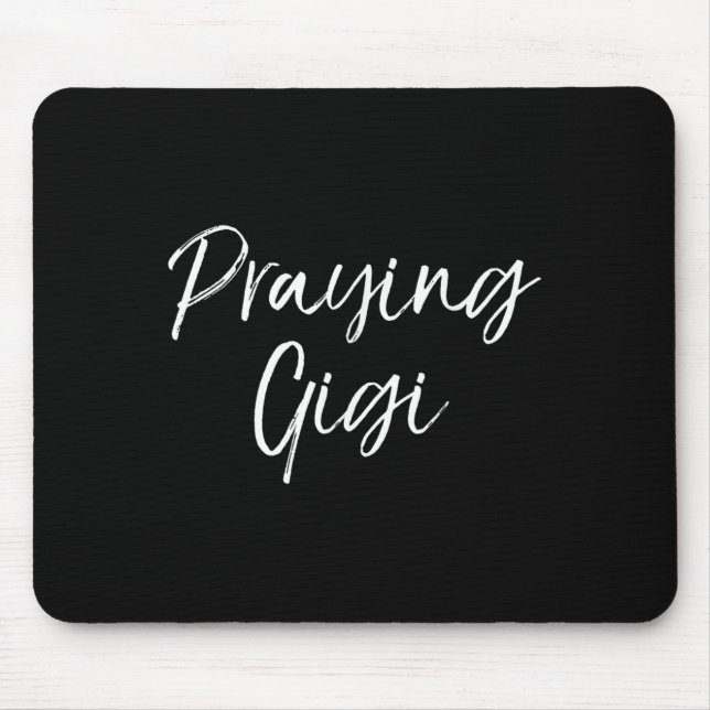 Christian Prayer Mother's Day Gift For Grandma Pra Mouse Mat (Front)