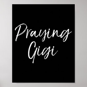 Christian Prayer Mother's Day Gift For Grandma Pra Poster