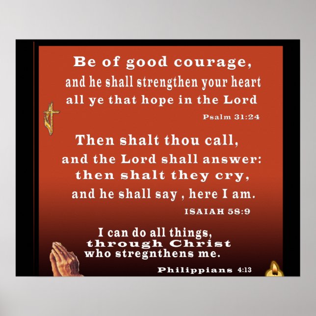 Christian prayer poster (Front)