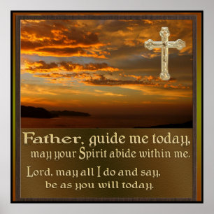 Christian prayer poster art