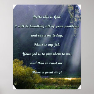 Christian prayer Posters