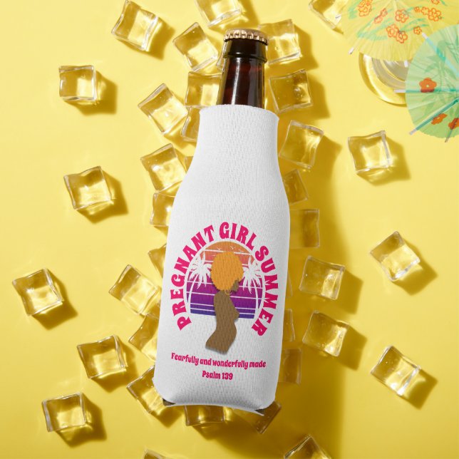 Christian PREGNANT GIRL SUMMER Afro Queen Bottle Cooler (In Situ Summer)
