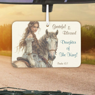 Christian Princess on Horseback Air Freshener 