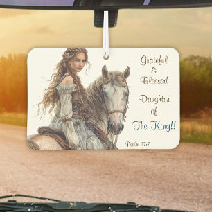 Christian Princess on Horseback Air Freshener 