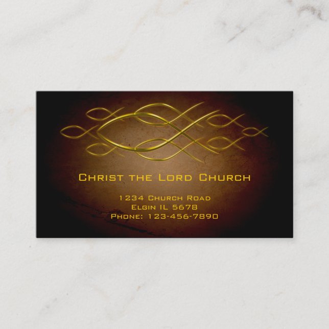 Christian Profile Card (Front)