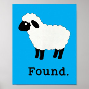 Christian Psalm 23 Lamb Funny Christian Faith Men Poster