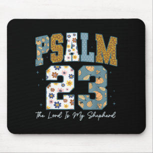 Christian Psalm 23 Retro The Lord Is My Shepherd B Mouse Mat