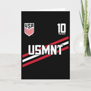 Christian Pulisic 10 Navy Usmnt Officially License Card