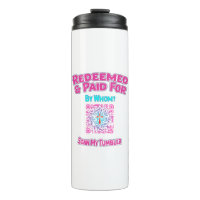 Christian QR Code Tumbler Redeemed and Paid For