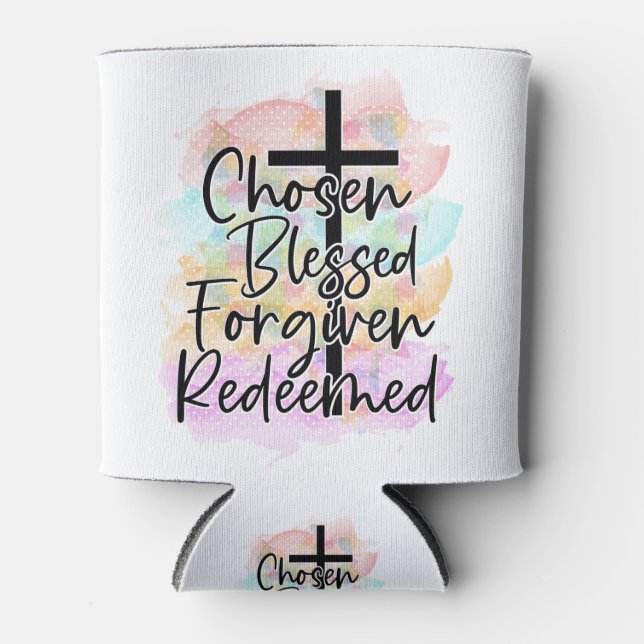 CHRISTIAN QUOTE CAN COOLER (Front)