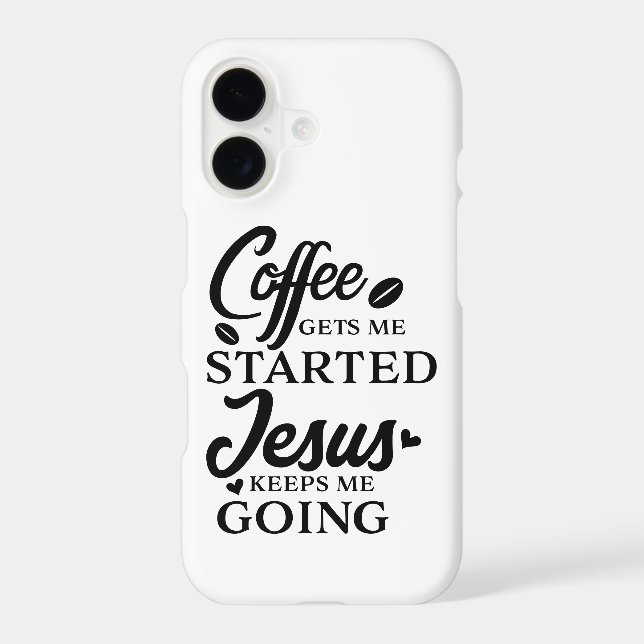 Christian Quote Coffee Gets Me Started B Script (Back)