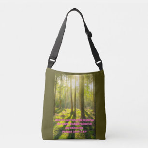 Christian quote crossbody bag