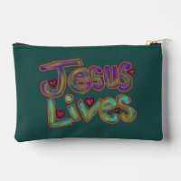 Christian Quote ‘Jesus Lives’ Green 