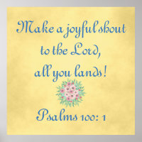 Christian Quote Make a Joyful Shout