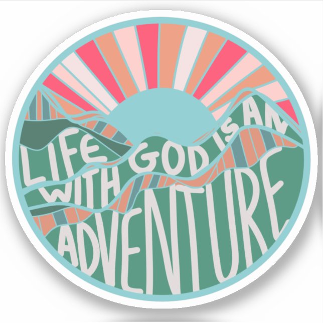 Christian Quote Mountain Adventure  (Front)