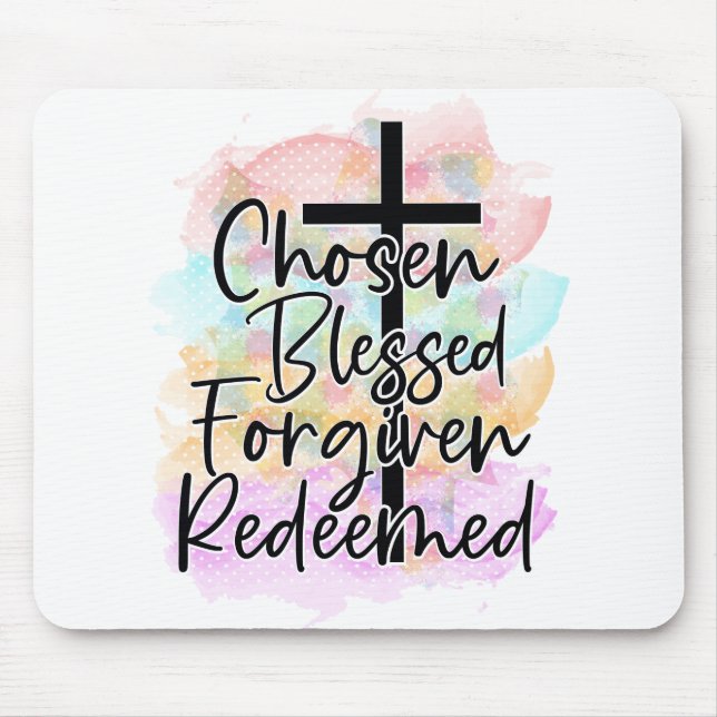 CHRISTIAN QUOTE MOUSE MAT (Front)