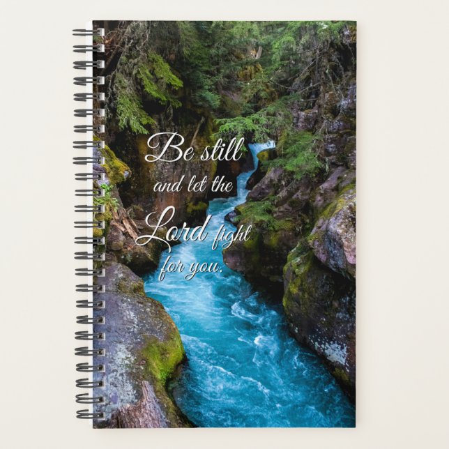 Christian Quote Scenic Background Planner (Front)