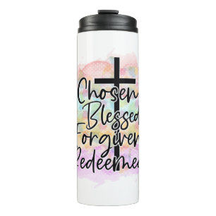 CHRISTIAN QUOTE THERMAL TUMBLER