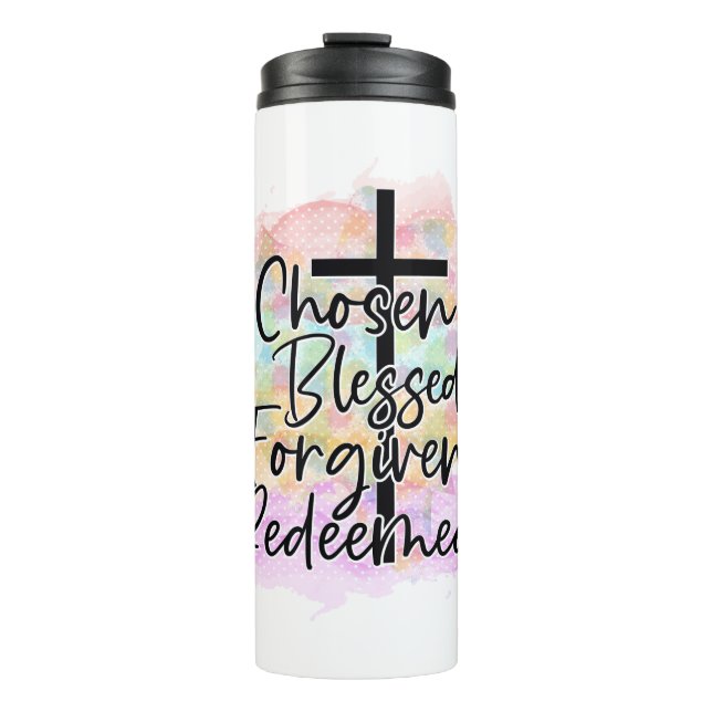 CHRISTIAN QUOTE THERMAL TUMBLER (Front)