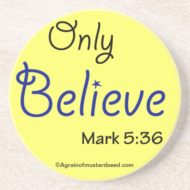 Christian Quotes Inspirational Coaster (Front)