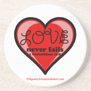 Christian Quotes Inspirational Coaster