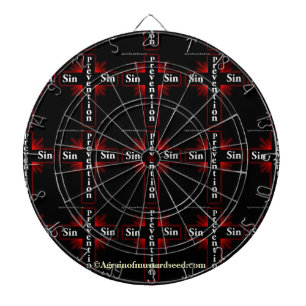 Christian Quotes Inspirational Dartboard