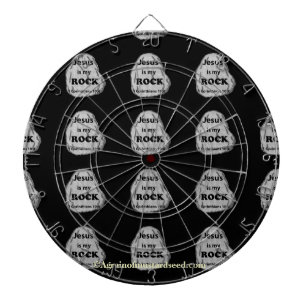 Christian Quotes Inspirational Dartboard