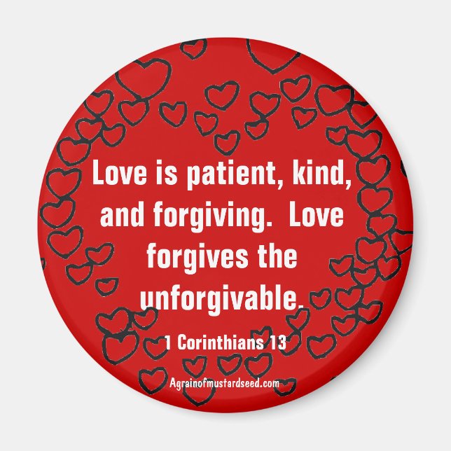 Christian Quotes Inspirational Magnet (Front)