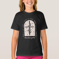 Christian quotes just a girl who loves Jesus black